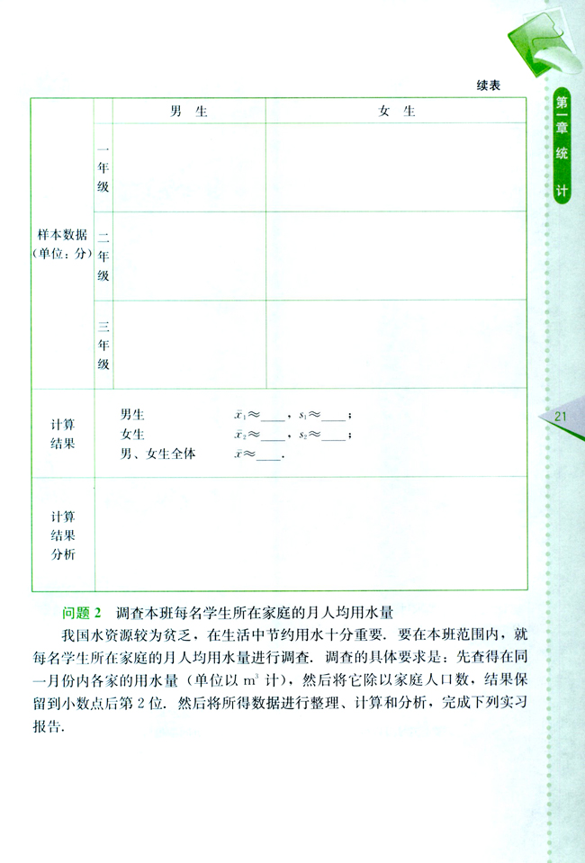 实习作业 通过抽样调查研究实际问题(第21页)
