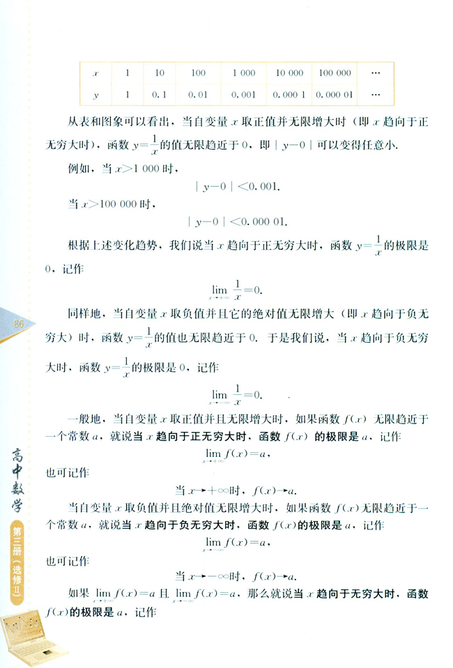 2.3 函数的极限(第86页)