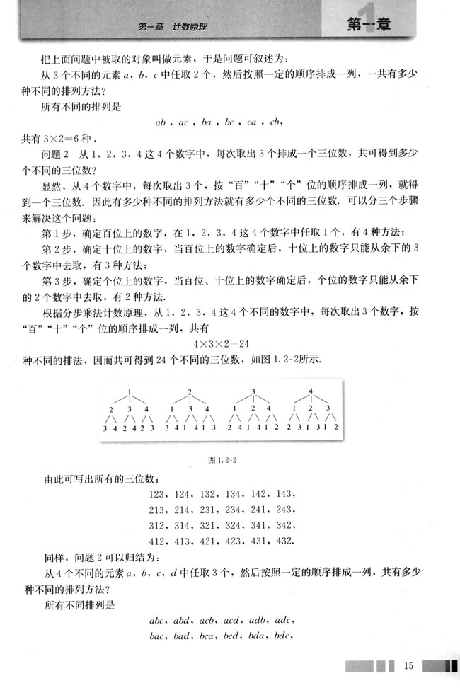 1.2 排列与组合(第15页)