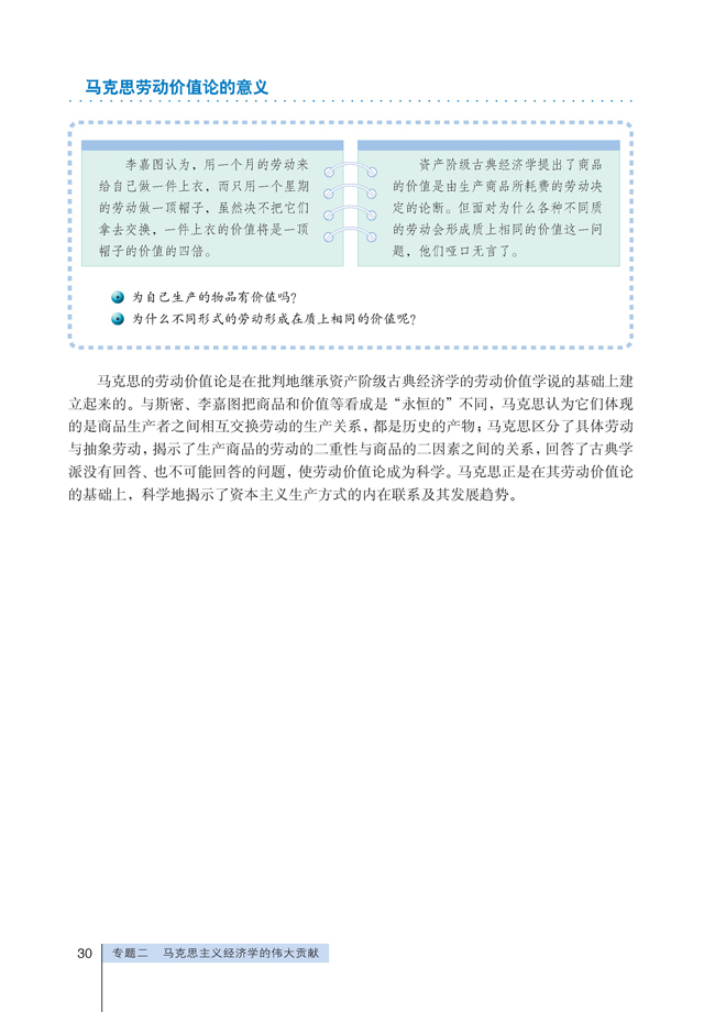 2 马克思的劳动价值理论(第30页)
