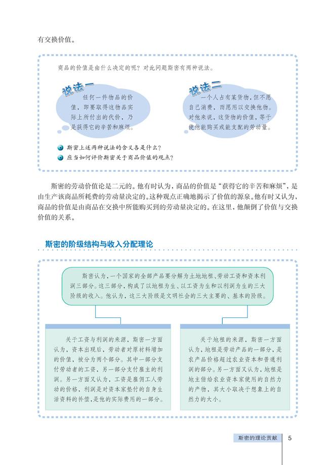 1 斯密的理论贡献(第5页)