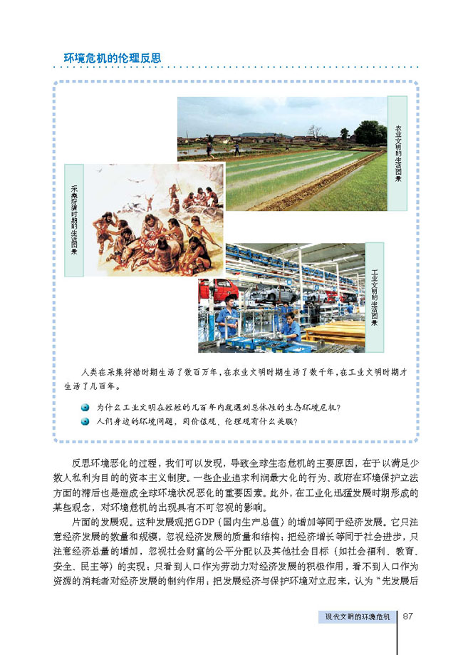 1 现代文明的环境危机(第87页)