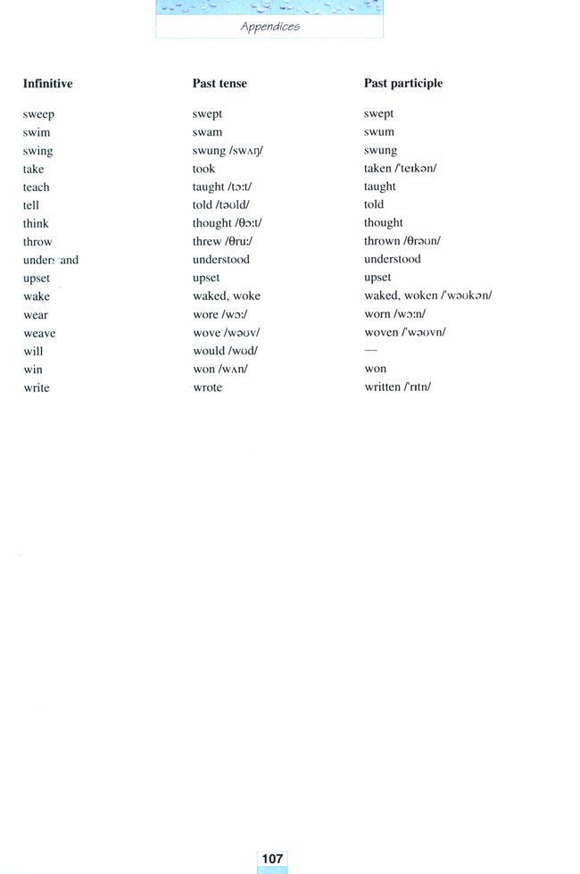 Appendices 附录(第107页)