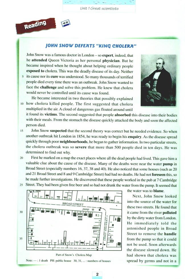 Unit 1 Great scientists(第2页)