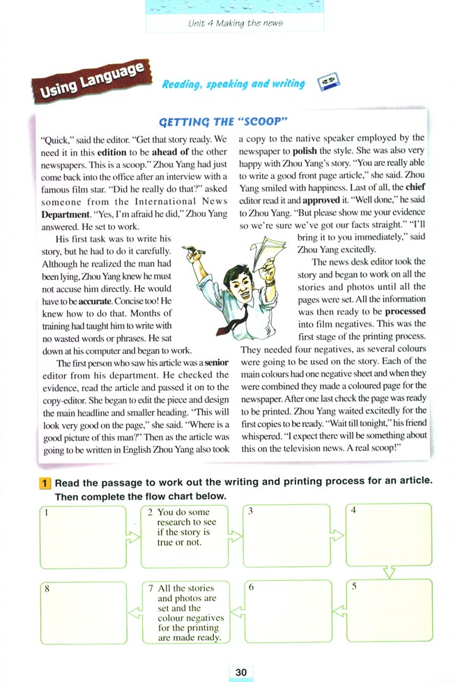 Unit 4 Making the news(第30页)