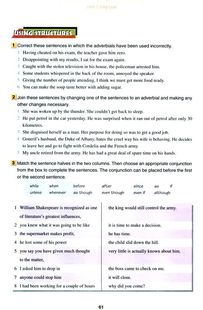 Unit 2 King Lear(第61页)