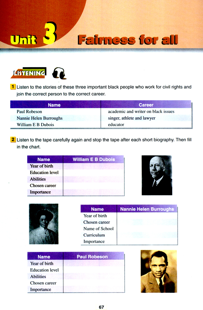 Unit 3 Fairness for all(第67页)