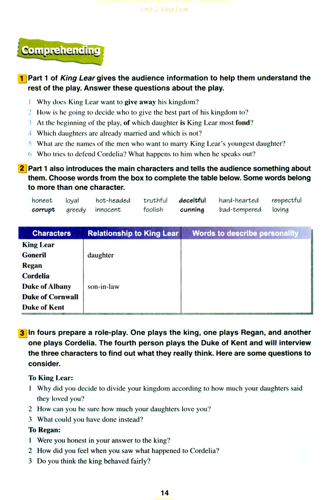 Unit 2 King Lear(第14页)