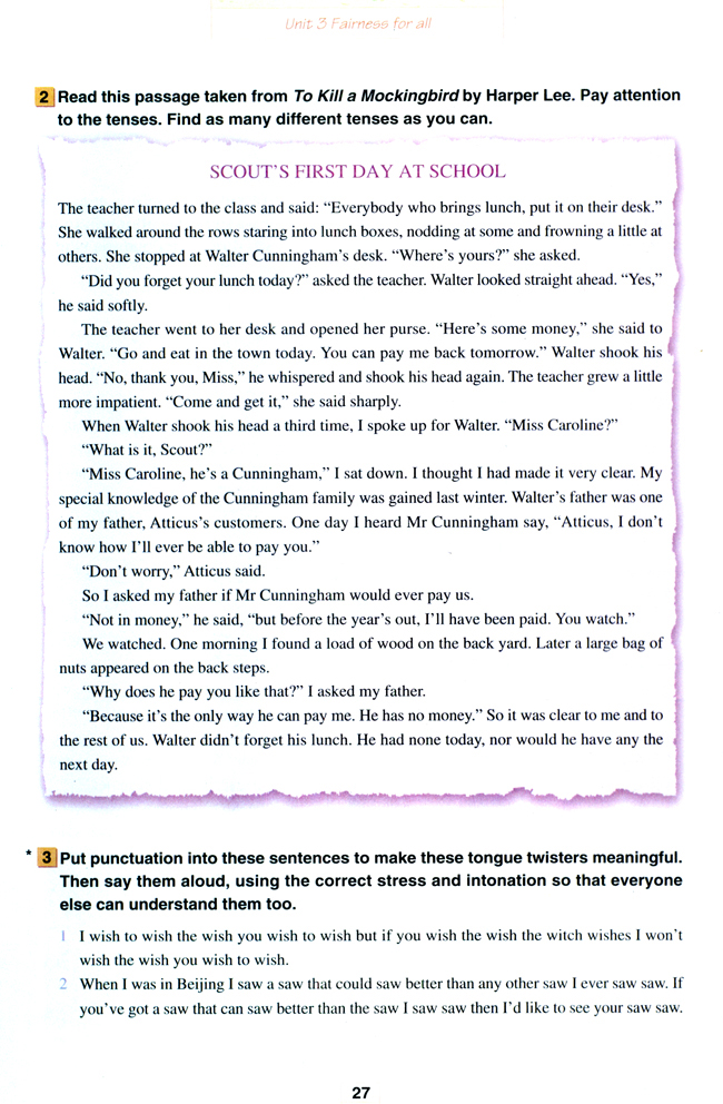 Unit 3 Fairness for all(第27页)