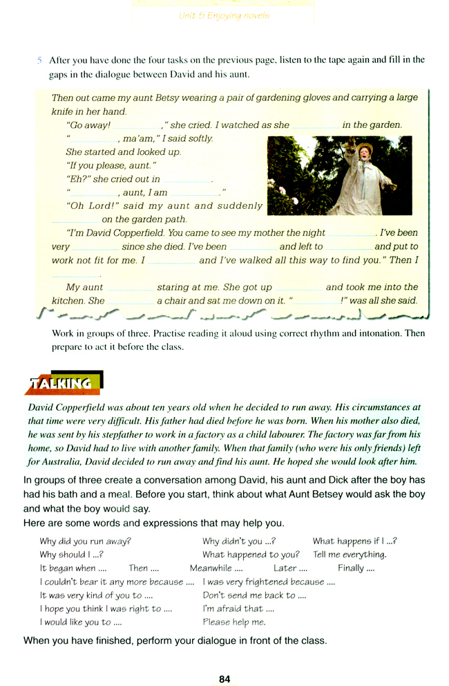 Unit 5 Enjoying novels(第84页)