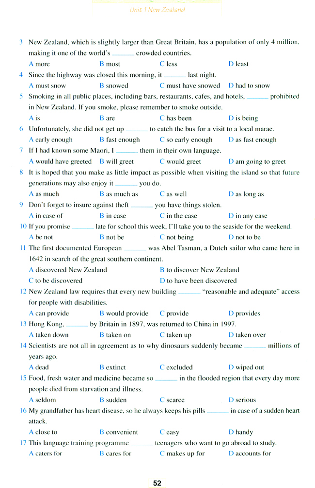 Unit 1 New Zealand(第52页)