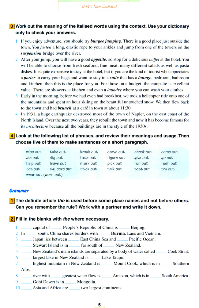 Unit 1 Nex Zealand(第5页)