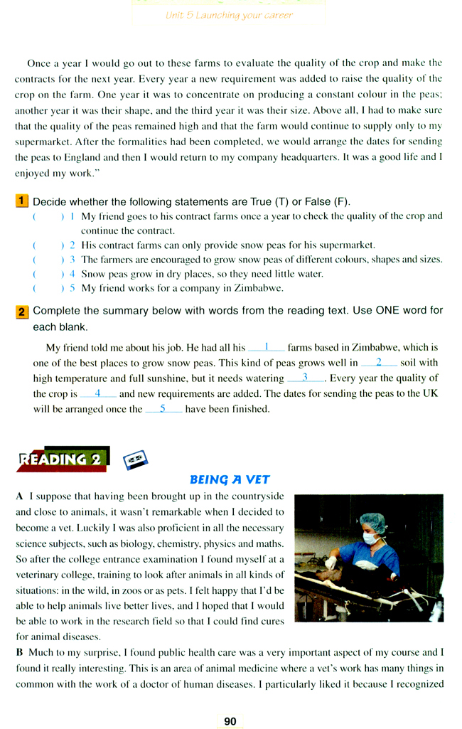 Unit 5 Launching your career(第90页)