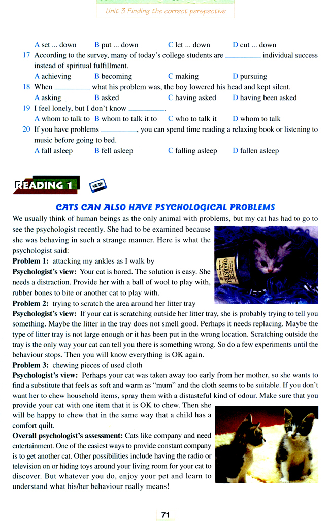 Unit 3 Finding the correct perspective(第71页)