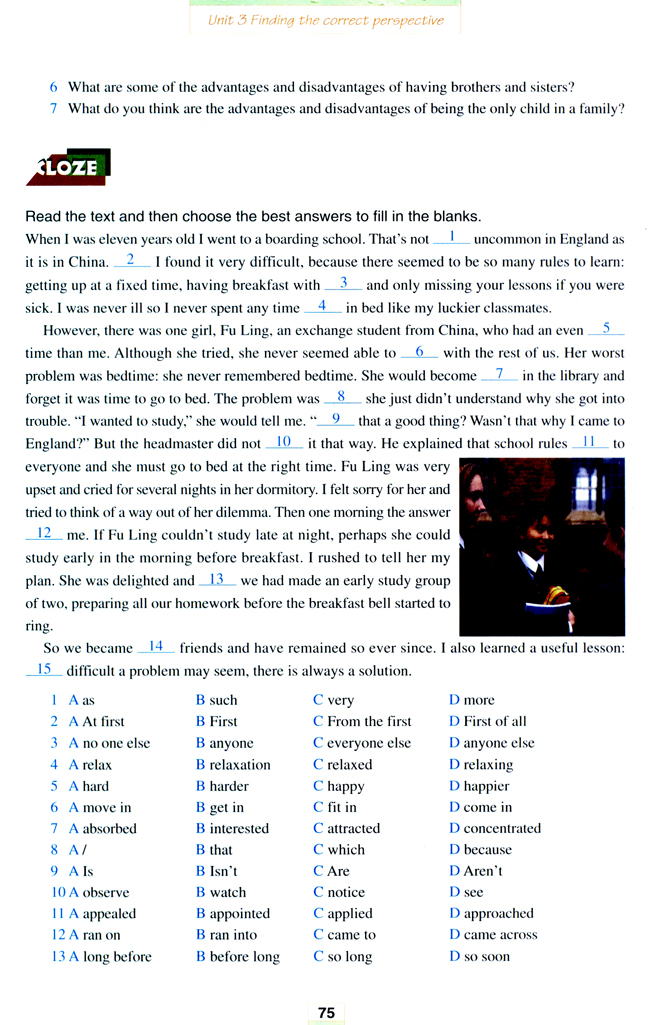 Unit 3 Finding the correct perspective(第75页)