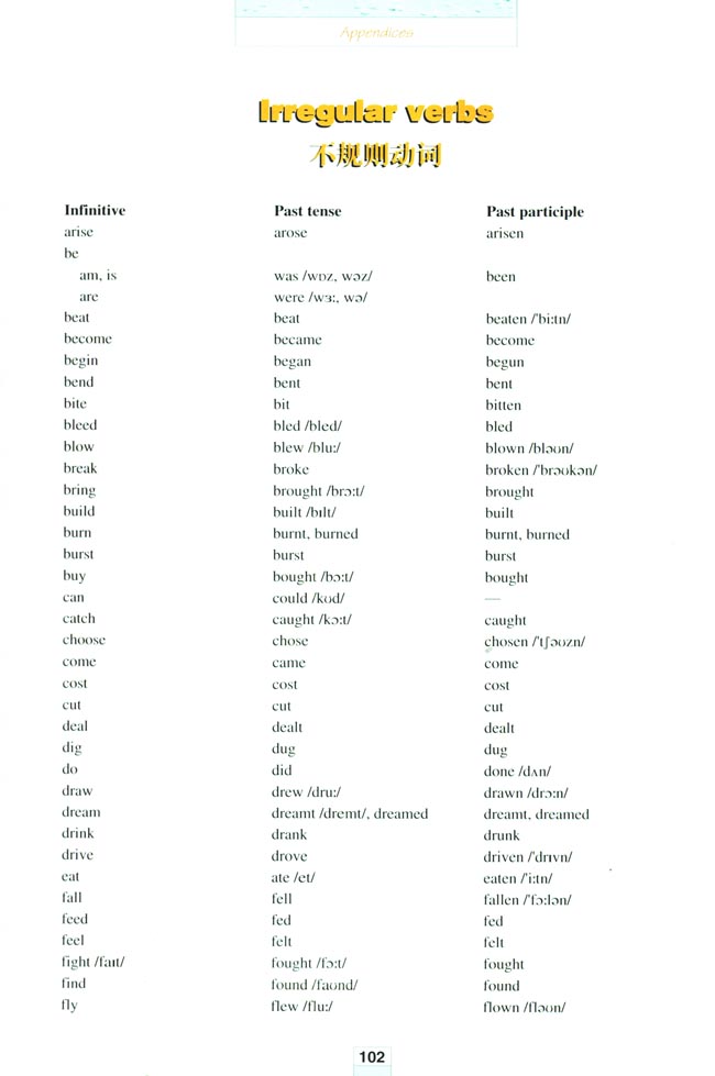 Appendices 附录(第102页)