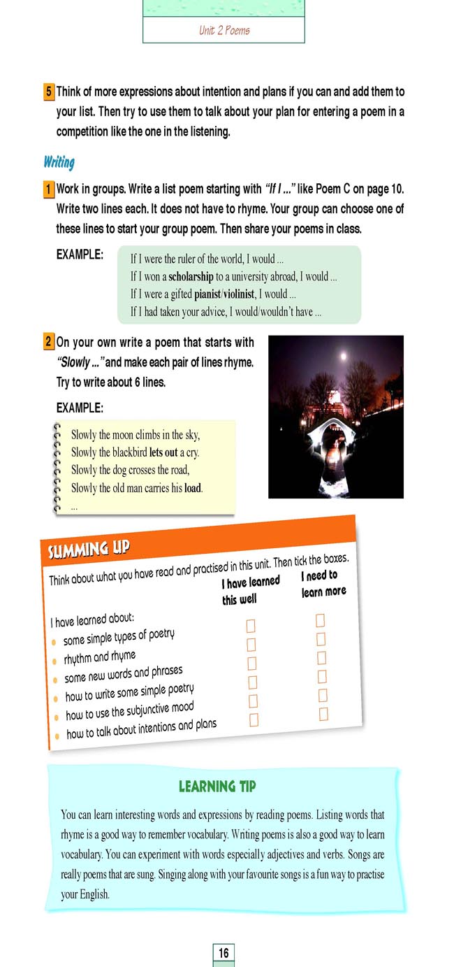 Unit 2 Poems(第128页)