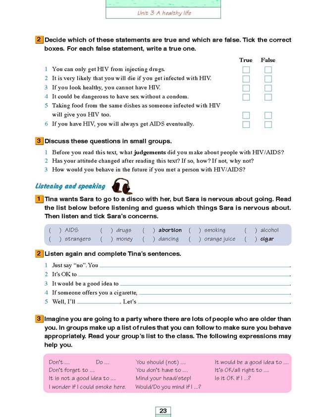 Unit 3 A healthy life(第135页)