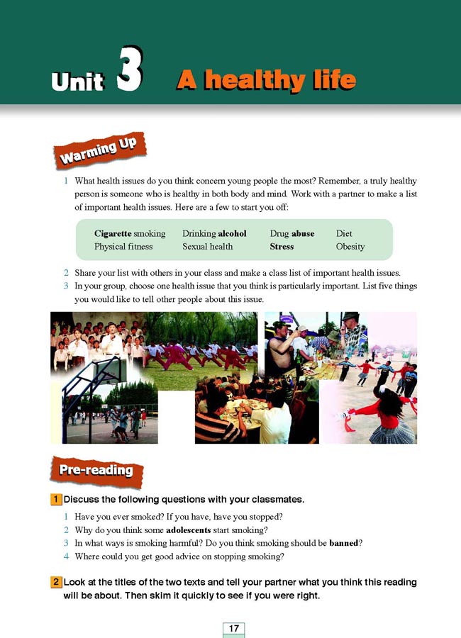 Unit 3 A healthy life(第129页)