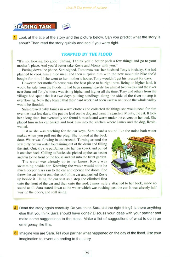 Unit 5 The power of nature(第72页)