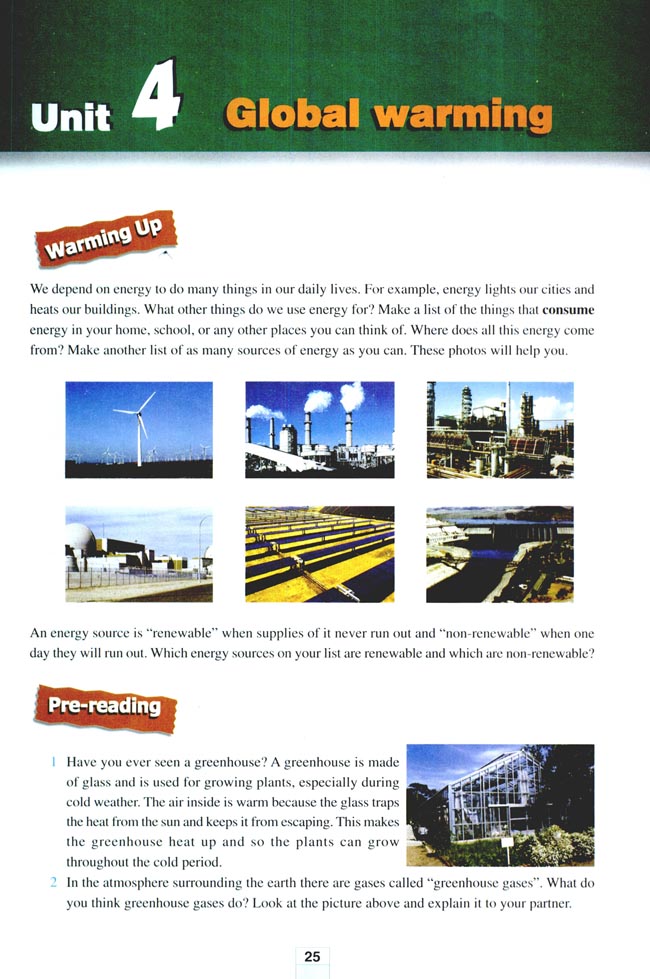 Unit 4 Global warming(第25页)