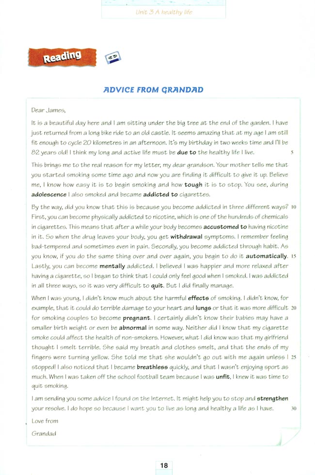 Unit 3 A healthy life(第18页)