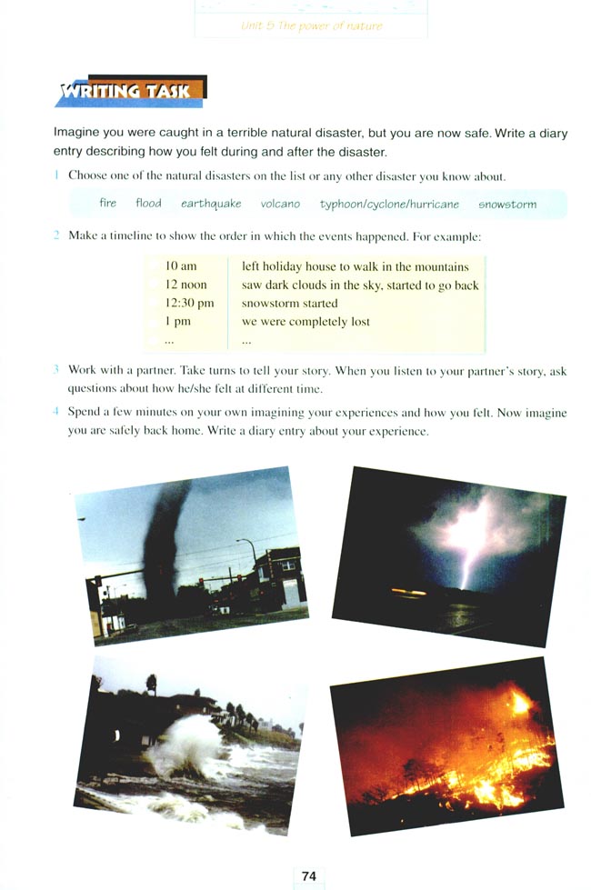 Unit 5 The power of nature(第74页)