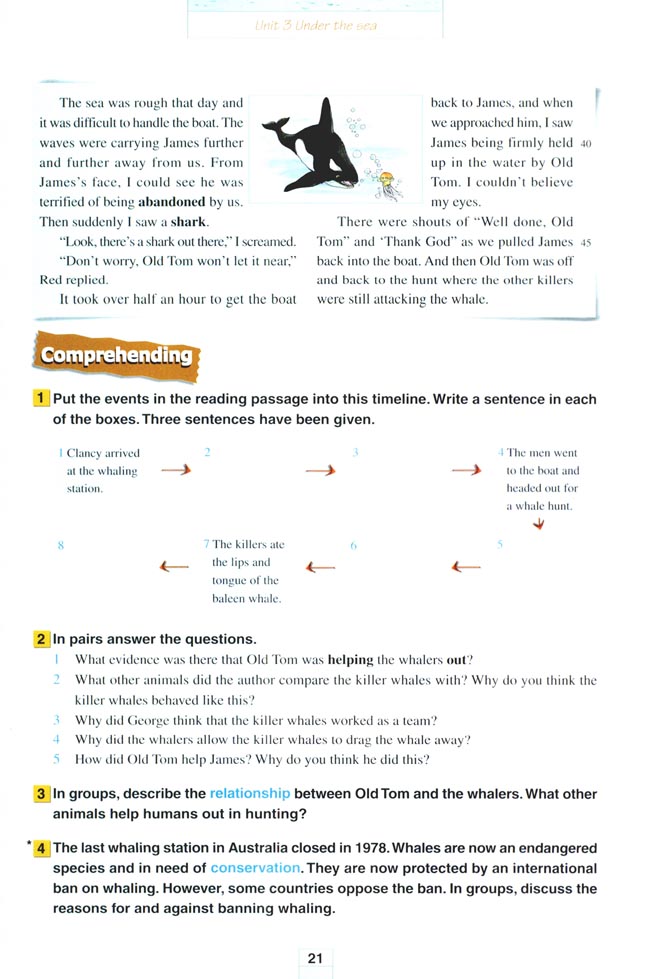Unit 3 Under the sea(第21页)
