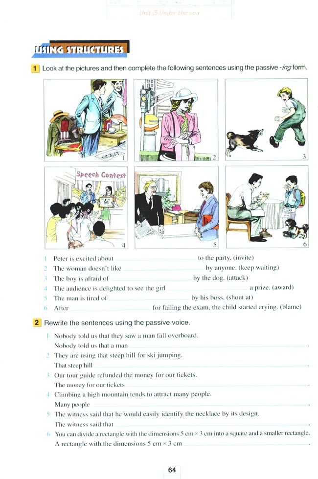 Unit 3 Under the sea(第64页)