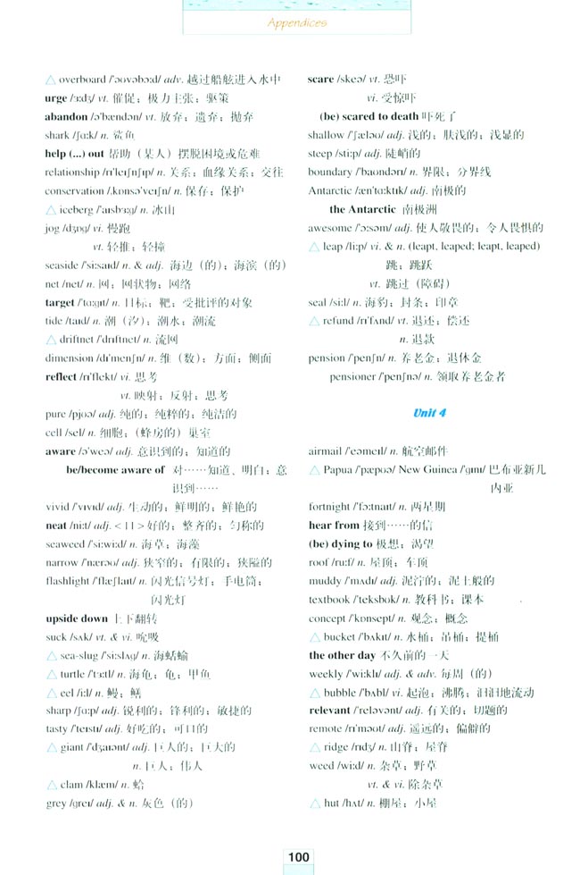 Appendices 附录(第100页)
