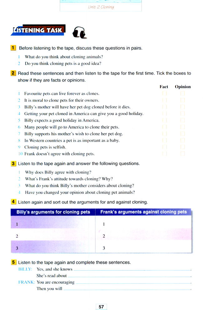 Unit 2 Cloning(第57页)