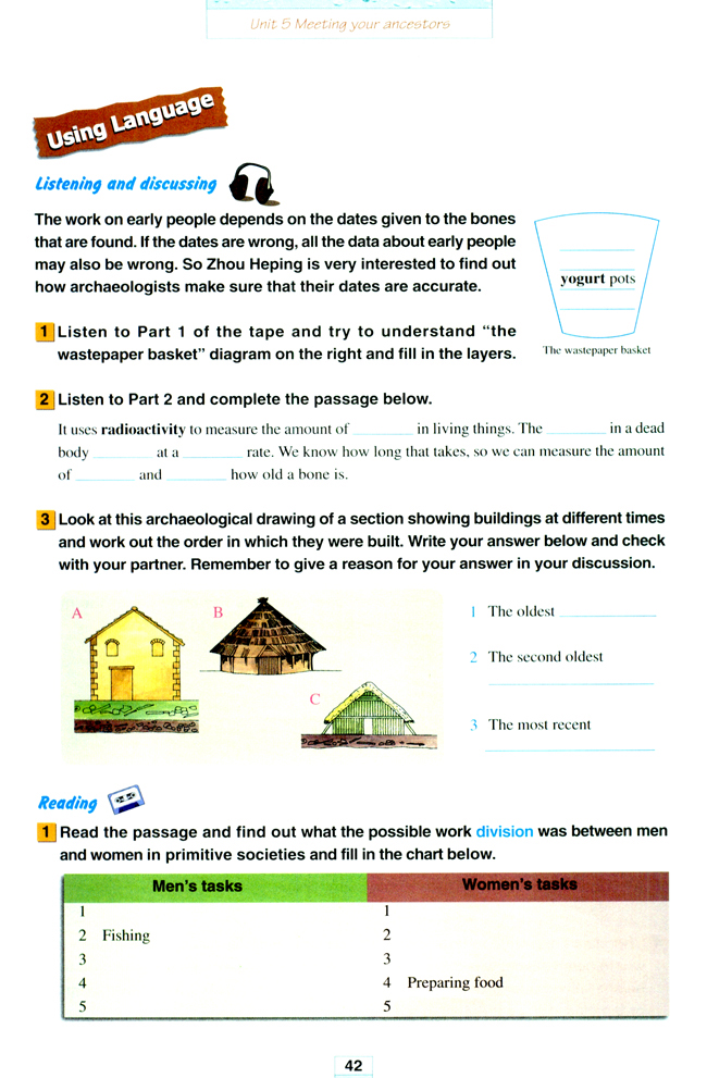 Unit 5 Meeting your ancestors(第42页)