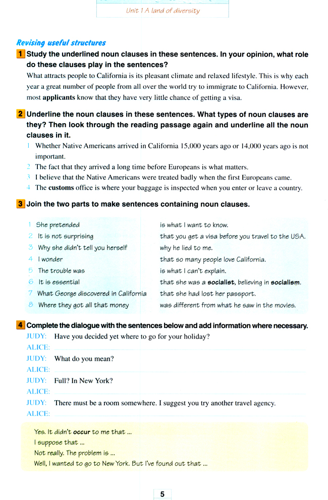 Unit 1 A land of diversity(第5页)