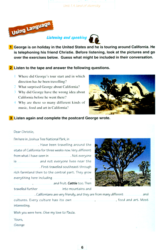 Unit 1 A land of diversity(第6页)