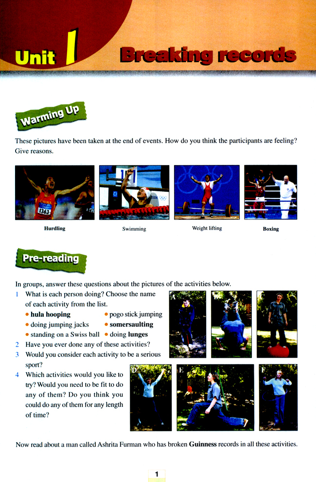 Unit 1 Breaking records(第1页)