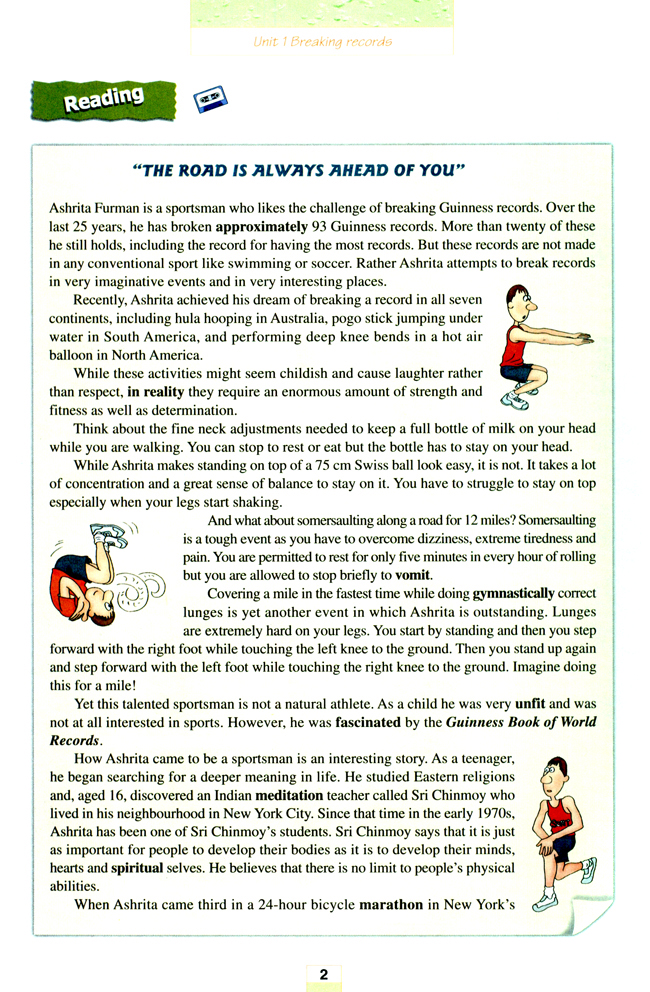 Unit 1 Breaking records(第2页)