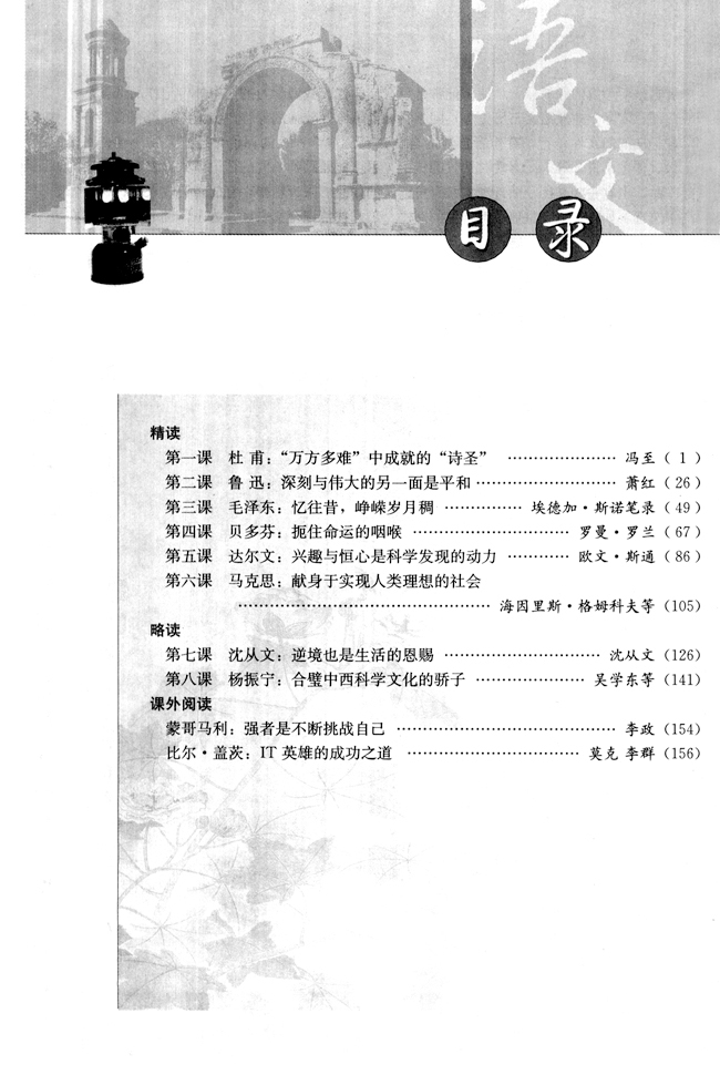 封面/前言/目录