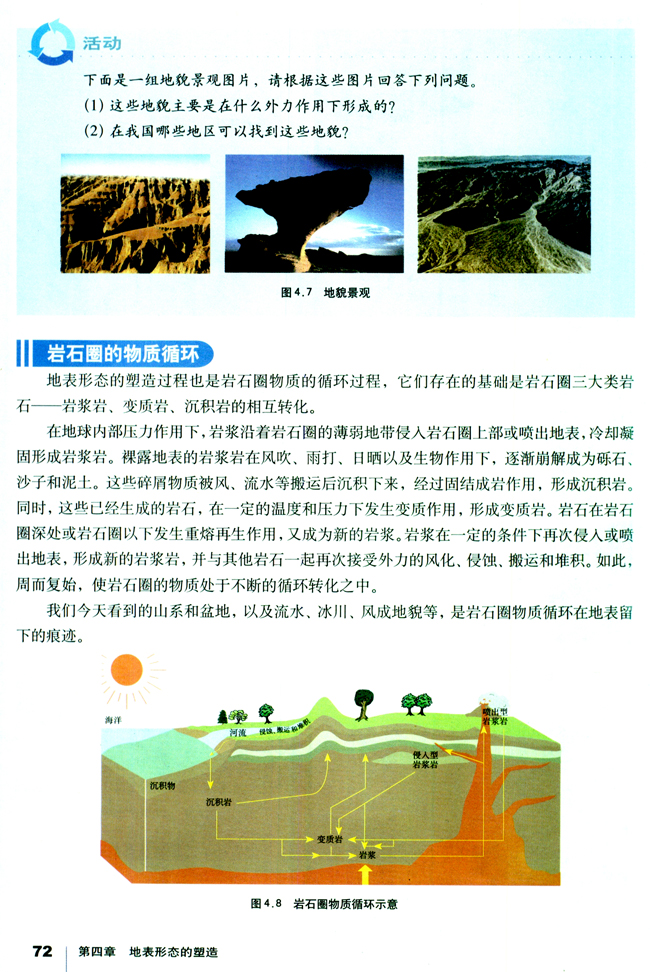 第一节 营造地表形态的力量(第72页)
