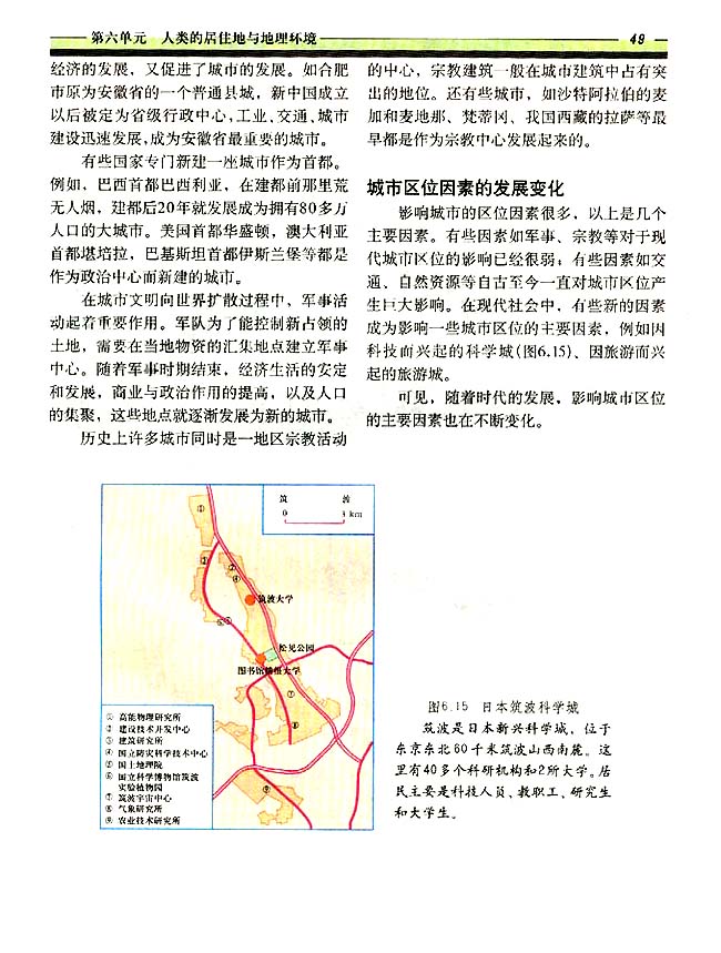 6．3 城市的区位因素（二）(第49页)