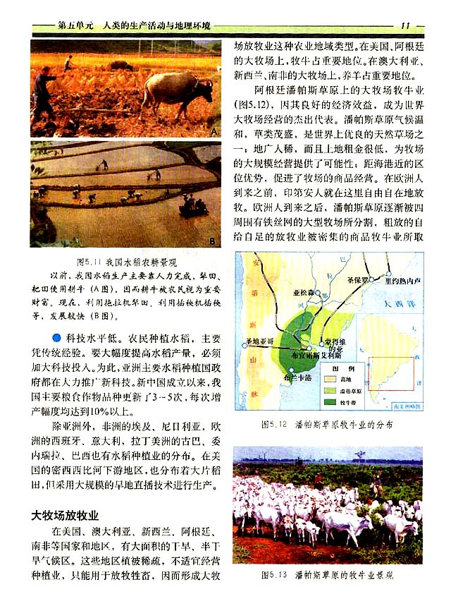 5．3 世界主要的农业地域类型（一）(第11页)