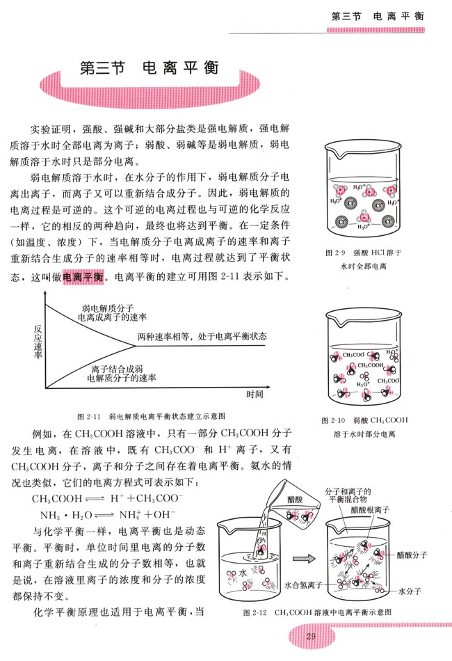 第三节 电离平衡(第29页)