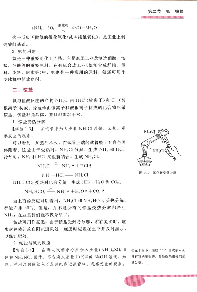 第二节 氨 铵盐(第9页)