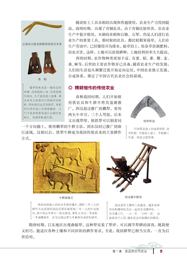1 发达的古代农业(第5页)