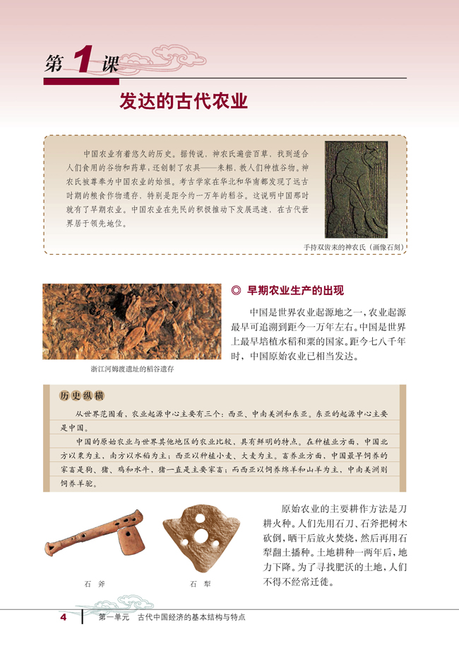 1 发达的古代农业(第4页)