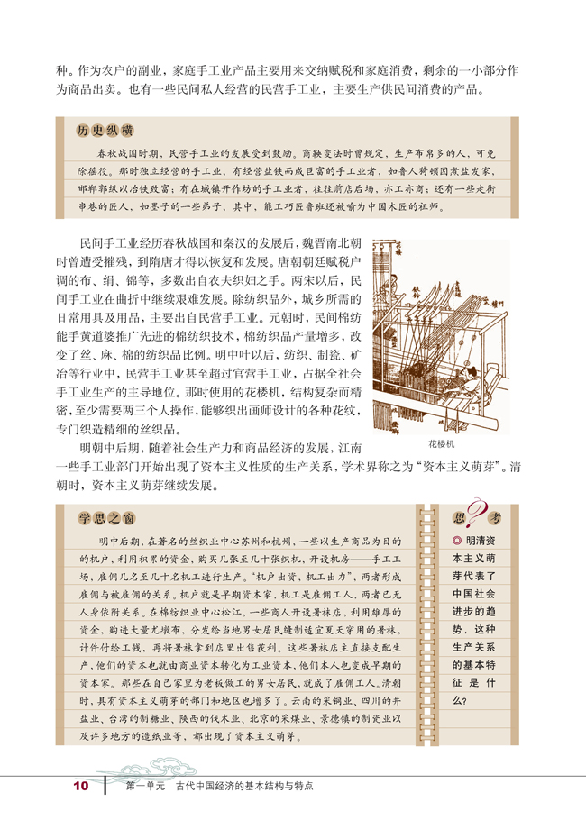 2 古代手工业的进步(第10页)
