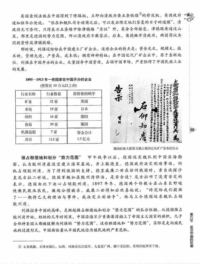 第六节 瓜分中国的狂潮(第55页)