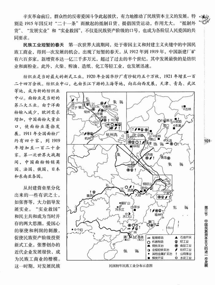 第三节 中国民族资本主义的进一步发展(第101页)