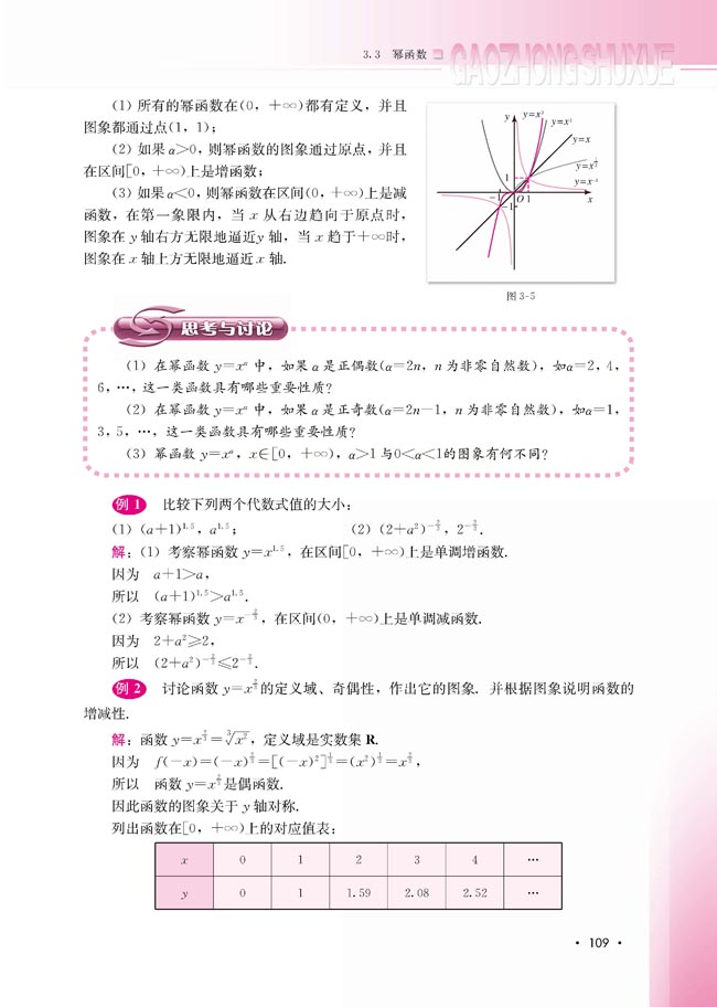 3.3 幂函数(第110页)