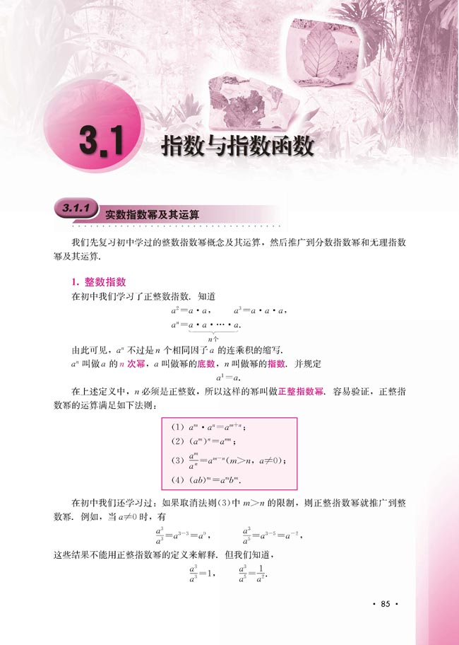 3.1.1 实数指数幂及其运算(第86页)