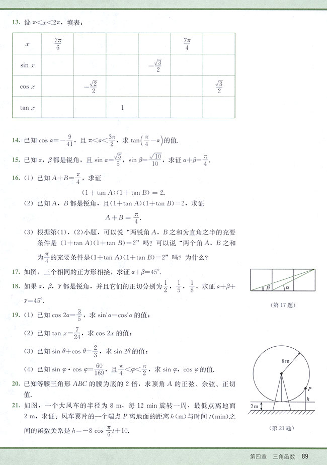 复习参考题四(第89页)